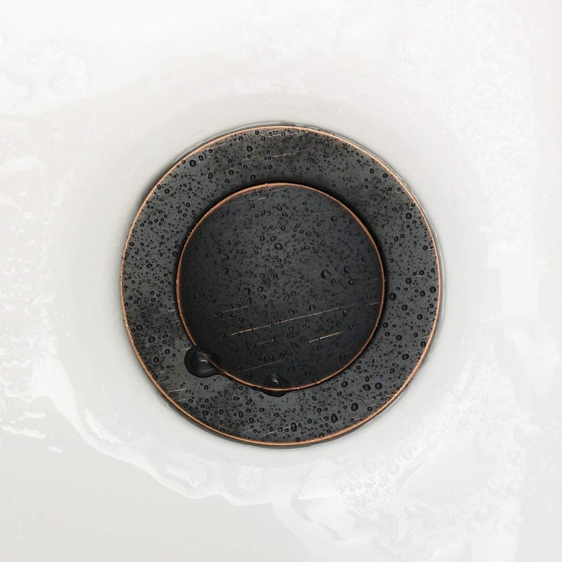 Purelux Pop up Drain Stopper for Bathroom Faucet Vanity or Vessel Sink Bathroom Drain Assembly No Overflow, Oil Rubbed Bronze - Image 5